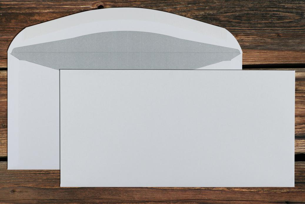 Kuvertierhüllen C6/5 114x229 mm Nassklebend Weiß 100 g/qm